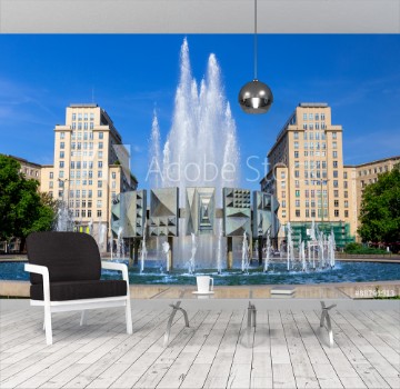 Picture of Fountain at the Strausberger Platz in the district of Friedrichshain Berlin